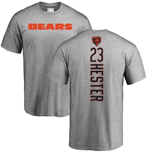 Chicago Bears Men Ash Devin Hester Backer NFL Football #23 T Shirt->nfl t-shirts->Sports Accessory